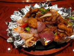 小炒黄牛肉-小船渔村•大连菜•大连焖鱼(黄河路店)