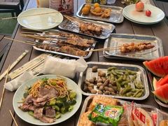 -尚庄度假村·庭台树下·户外烧烤·团建CS·轰趴营地(上庄水库店)