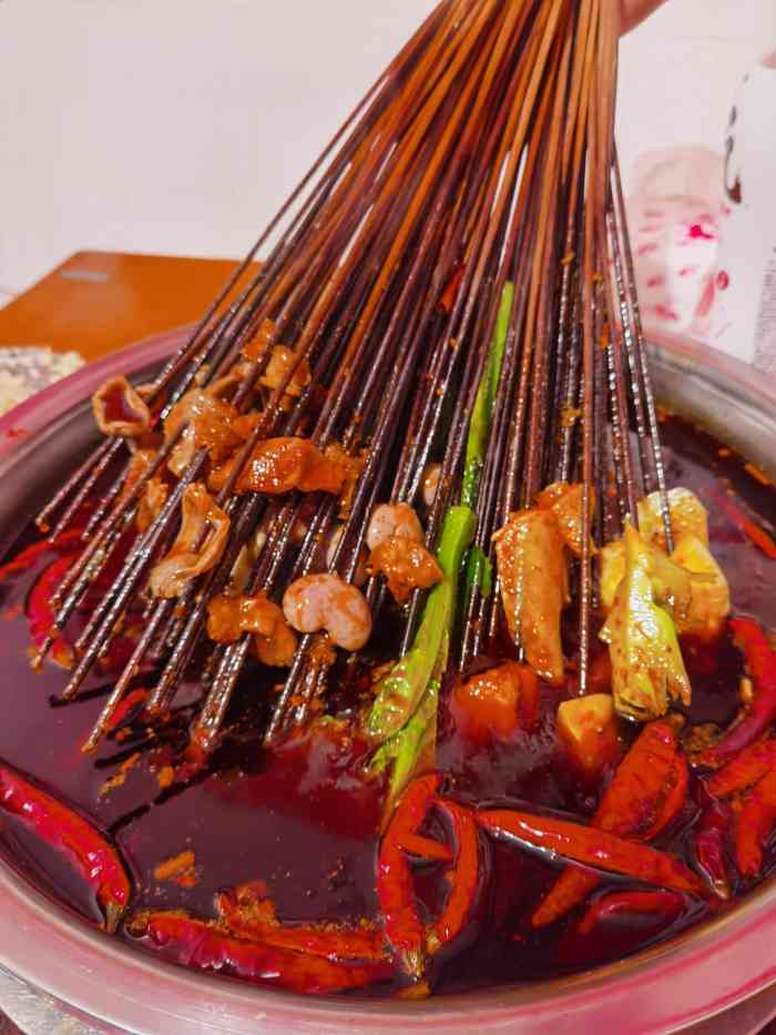 口口香串串-"～去吃第二盘了～绝对是小时候味道～朋.