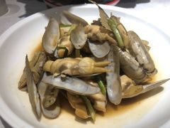 葱油蛏子-小厨师·二十年沈家门小海鲜(百井坊巷店)