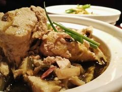 雪菜炖老豆腐-绿茶餐厅(蓝色港湾店)