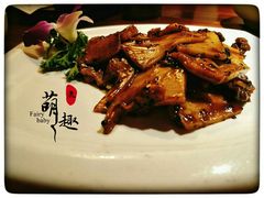 牛仔骨炒年糕-绿茶餐厅(华联万柳店)