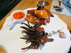 脆皮乳鸽拼鸭舌-莲·中餐厅(成都首座万豪酒店)