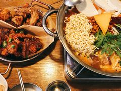 炸鸡翅一半一半-富乐满韩国正宗炸鸡韩国料理(虹泉路店)