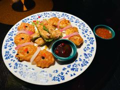 黑松露虾饼拼烧酿辣椒-粤·向群饭店(二沙岛店)