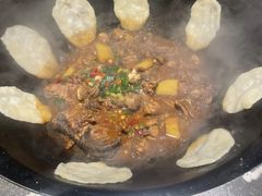 地锅贴饼-地锅公社·现炒地锅鸡·地锅鱼·夜宵(罗锦路店)