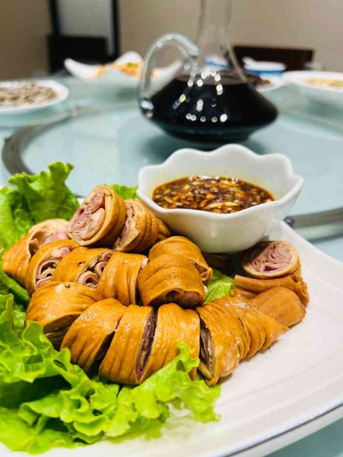 上品来福私房菜-"奔着这个豆腐来的,但是没有以前好吃了,有.