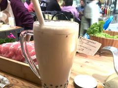 大红袍珍珠奶茶-湊湊火锅·茶憩(杭州湖滨银泰in77店)