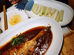 家熬渤海大黄鱼-悦海·家宴·冰花皮皮虾大锅贴(宝龙店)