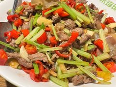 小炒黄牛肉-禾珍珠家常小馆(河南博物院店)
