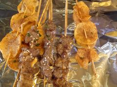 -路边摊小炉子烧烤