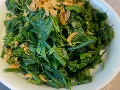 香酥虾皮丝瓜尖-小吊梨汤·北京菜·烤鸭(双井乐成中心店)