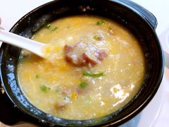 窝蛋牛肉粥-粤式早茶希朋喜宴