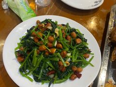 果仁菠菜-玫瑰红烤羊排(北新桥三条店)
