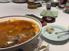 -海派美食·家宴海鲜青岛菜·石锅鲽鱼头(东方城店)