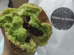 自家红豆抹茶面包-WHEAT&BAKER-麥(凯德来福士店)