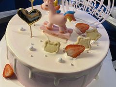 粉色小木马-昔木生日蛋糕(汉口店)