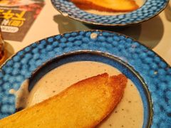 黑松露蘑菇汤配奶香片-半秋山西餐厅(襄阳万达店)