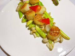 白玉芦笋炒元贝-火璽·園
