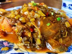 雪菜鱼头烩粉皮-同得兴 Since·1995 传统苏式面馆(嘉馀坊店)