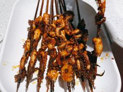 烤鱿鱼须-老三烤肉·融合菜宴会厅