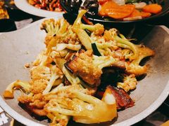 干锅花菜-嘎嘎鸭脑壳(蜀汉路店)