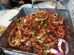 铁板鱿鱼须-昱龙大盆牛蛙馆(三兴街总店)