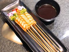 冷串三文鱼-马路边上·小海鲜烧烤(八一路店)