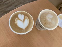 杏仁奶拿铁-Oasis coffee燕谷咖啡(公信店)