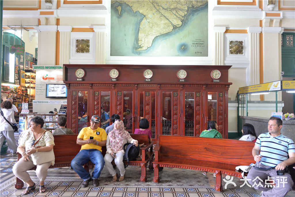 越南胡志明市中央邮局图片 - 第5张