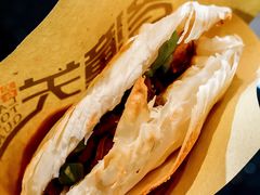 纯瘦孜然肉的肉夹馍-西北杂粮筐手工面凉皮(来福士店)