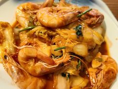 大虾烧白菜-1937青岛老味道·海肠捞饭·青岛菜(大鲍岛栈桥店)