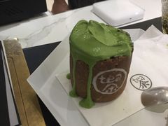 桂花抹茶冰淇淋-茶是一枝花泡茶店