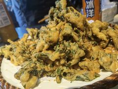 炸花椒芽儿-华盛园卷子王农家菜水库鱼