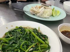 蚝汁空心菜-红大哥水门鸡饭(總店)