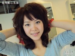 成功转型卷发后-美秀造型