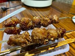 -老红桥炸灌肠牛肚锅烧烤(定福庄店)