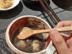 餐后甜点&nbsp;赠品哦&nbsp;红豆沙&nbsp;好吃哦-富力希尔顿酒店·源氏日餐厅