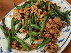 干烧四季豆饭-玫瑰苑烧腊饭店