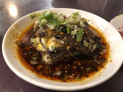 拌茄子-百年粉蒸牛肉