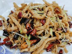干煸鱿鱼-北戴河庆山饭店·海鲜砂锅粥(北戴河黑石路店)