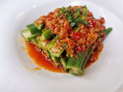 水豆豉拌秋葵-周三的情书花园餐厅(江北店)