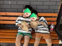 -小红车炸蛋葱油饼