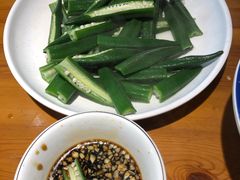 白灼秋葵-杭嵊粗菜馆(文一西路店)