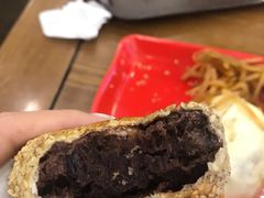 豆馅火烧-老回回饺子馆(海洋馆店)