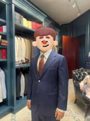 点击看大图 -怒马会 全麻衬西装高级定制