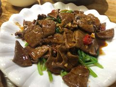 菠菜猪肝-聪辉同安老美食饭店(大元路店)