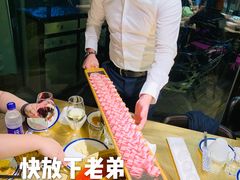 手切鲜羊上脑一米板-羊大爷涮肉(亮马桥店)