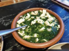 荠菜虾仁嫩豆腐-兰溪小馆(东直门簋街店)