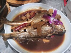 厦门酱油水煮黄鱼-四道菜·福建菜馆(新街口金鹰店)